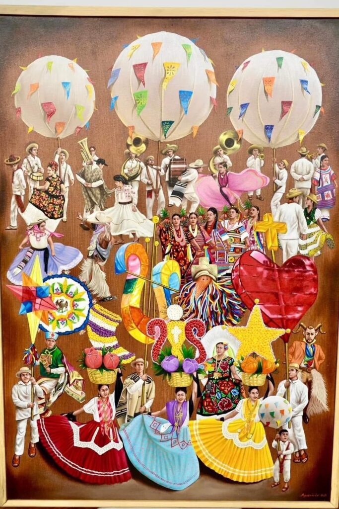 Calenda de la Hermandad, imagen oficial de la Guelaguetza 2024