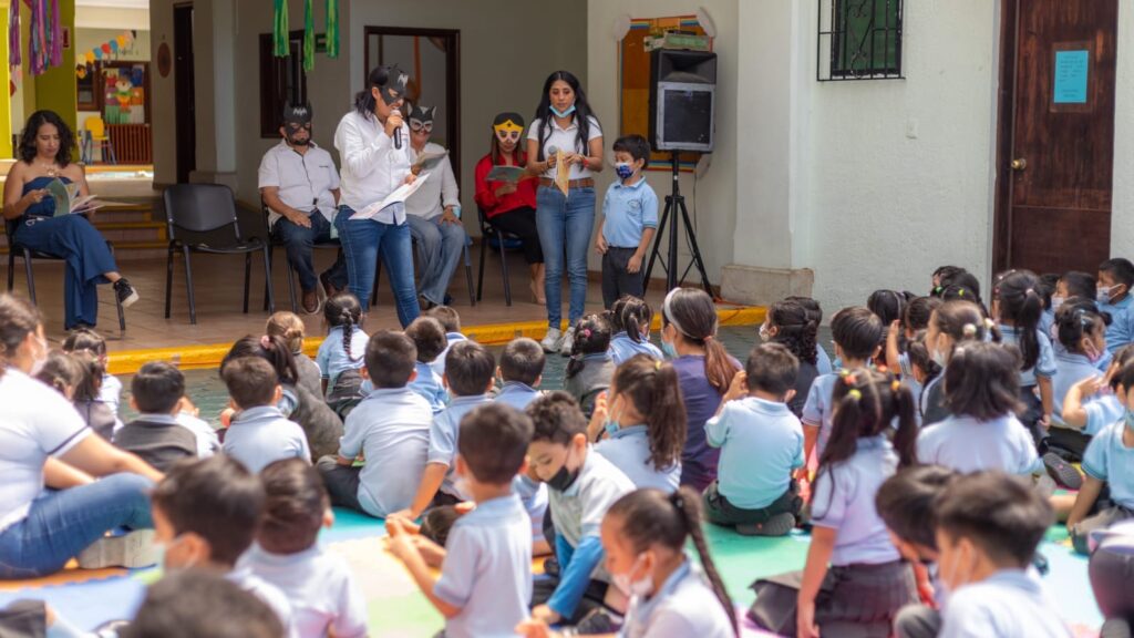 Promueven la lectura a las infancias oaxaqueñas en el Cendi 01