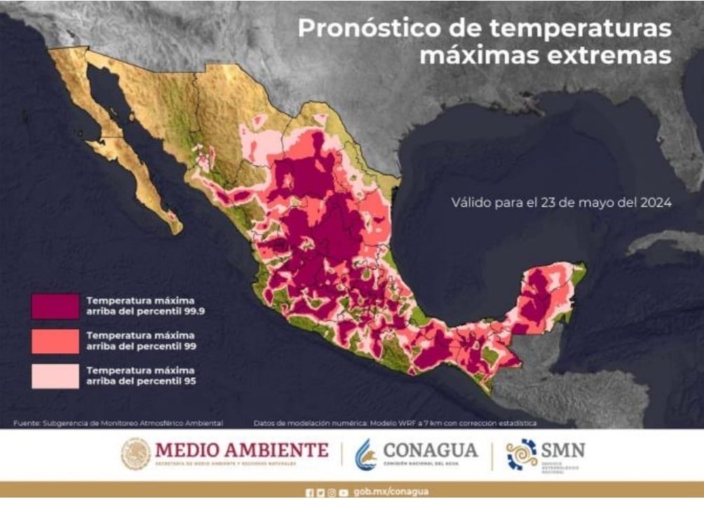 Prevén tercera ola de calor en Oaxaca a partir de este lunes