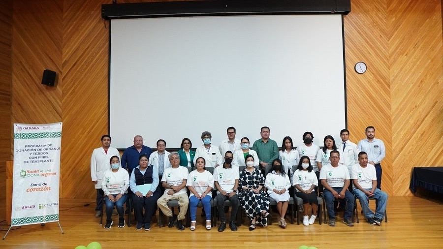 Oaxaca avanza en la captación de personas donadoras voluntarias de órganos