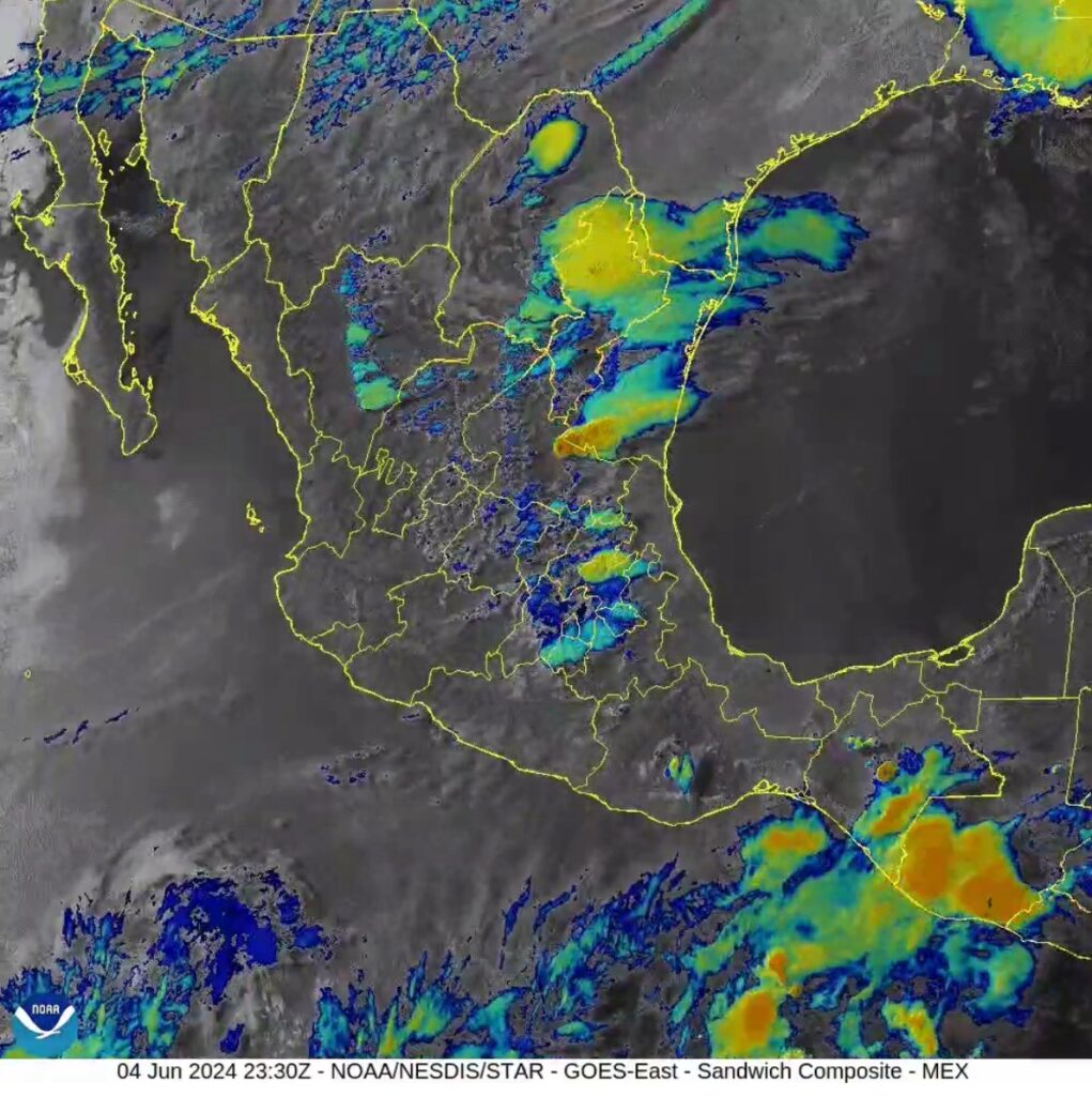 Prevén lluvias esta tarde en los Valles Centrales y Sierra de Juárez